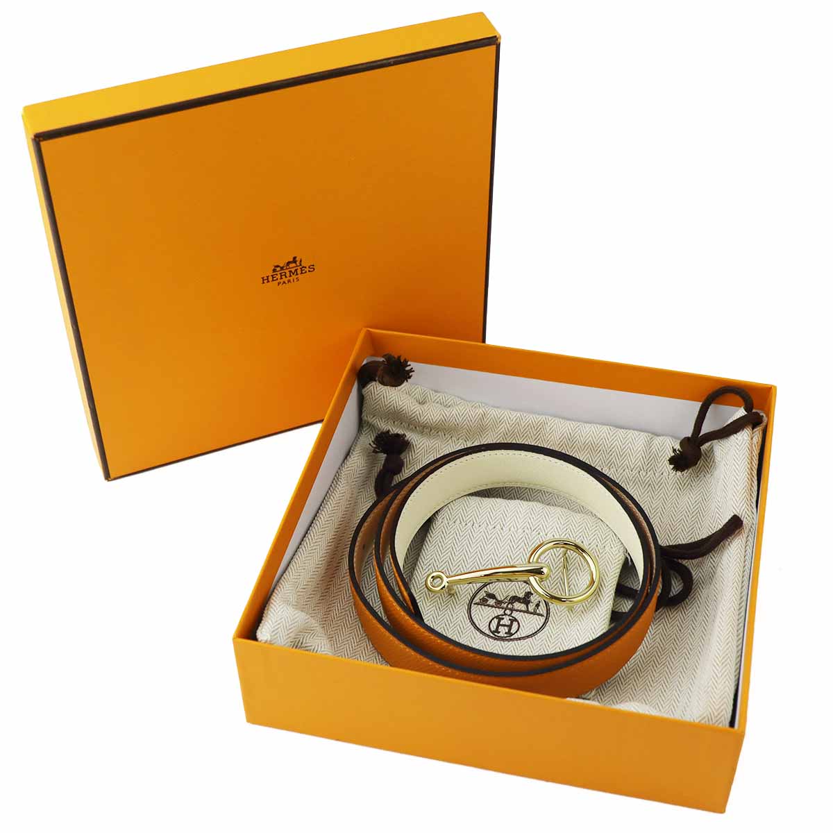 正規品】エルメスベルトホースビットリバーシブル68HERMES