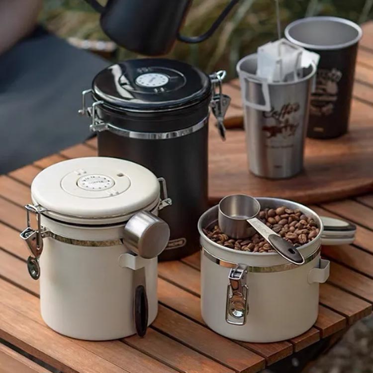 楽天市場】送料無料 コーヒー豆保存容器 コーヒーキャニスター