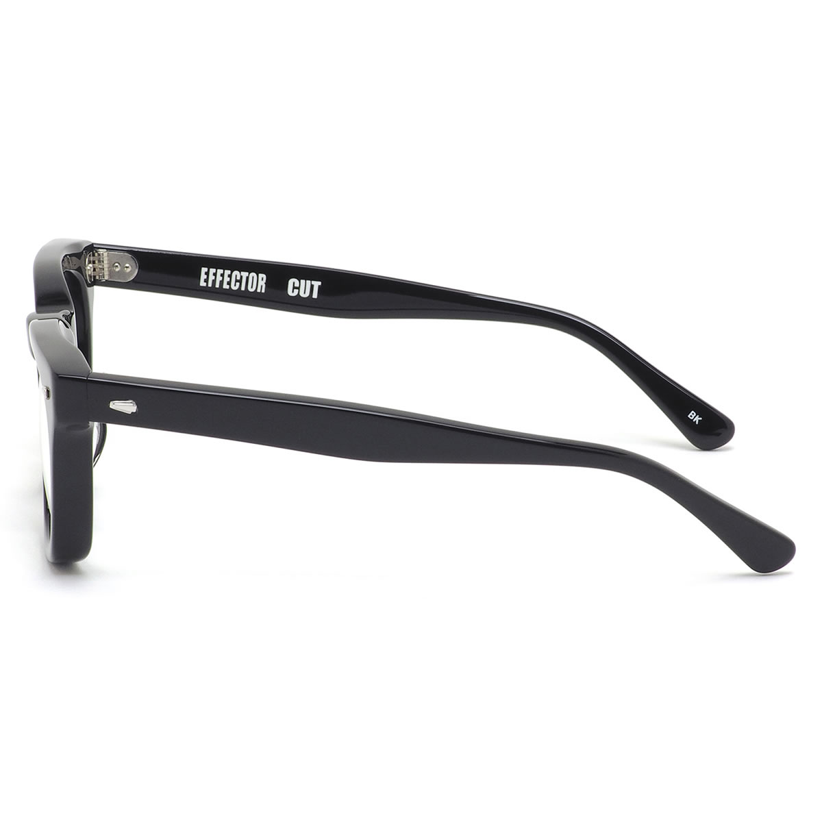 楽天市場】エフェクター メガネ CUT BK 50 UVカット 伊達メガネレンズ