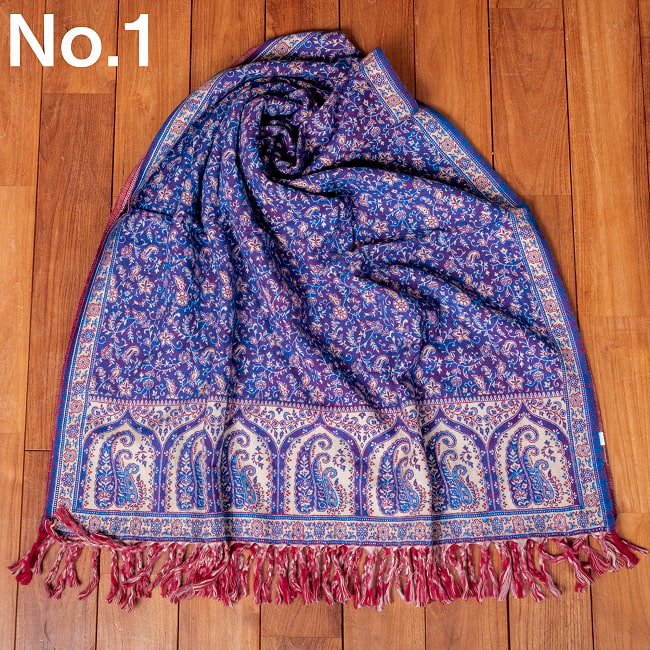 楽天市場】【送料無料】 〔各色あり〕インドの伝統更紗柄 ふんわり大判