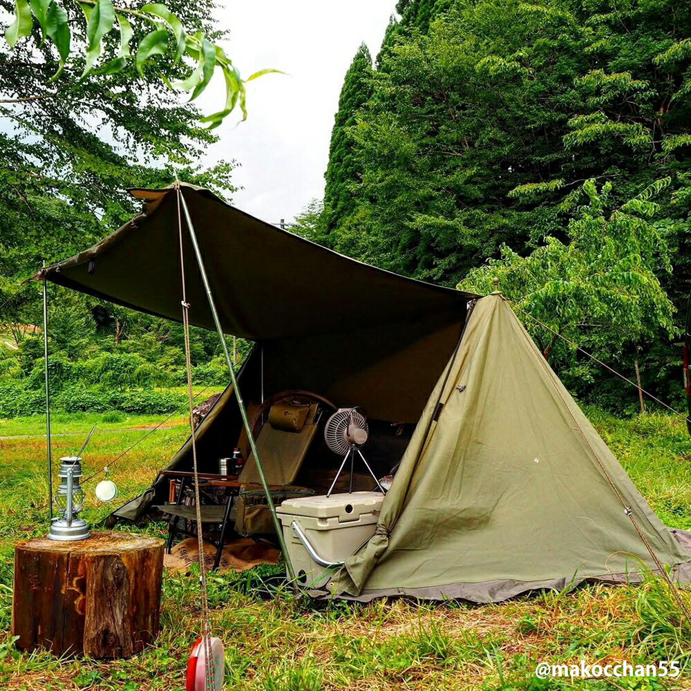 ソロテント YGY軍幕テント ブラウン Amazon | YGY軍幕パップテントTC