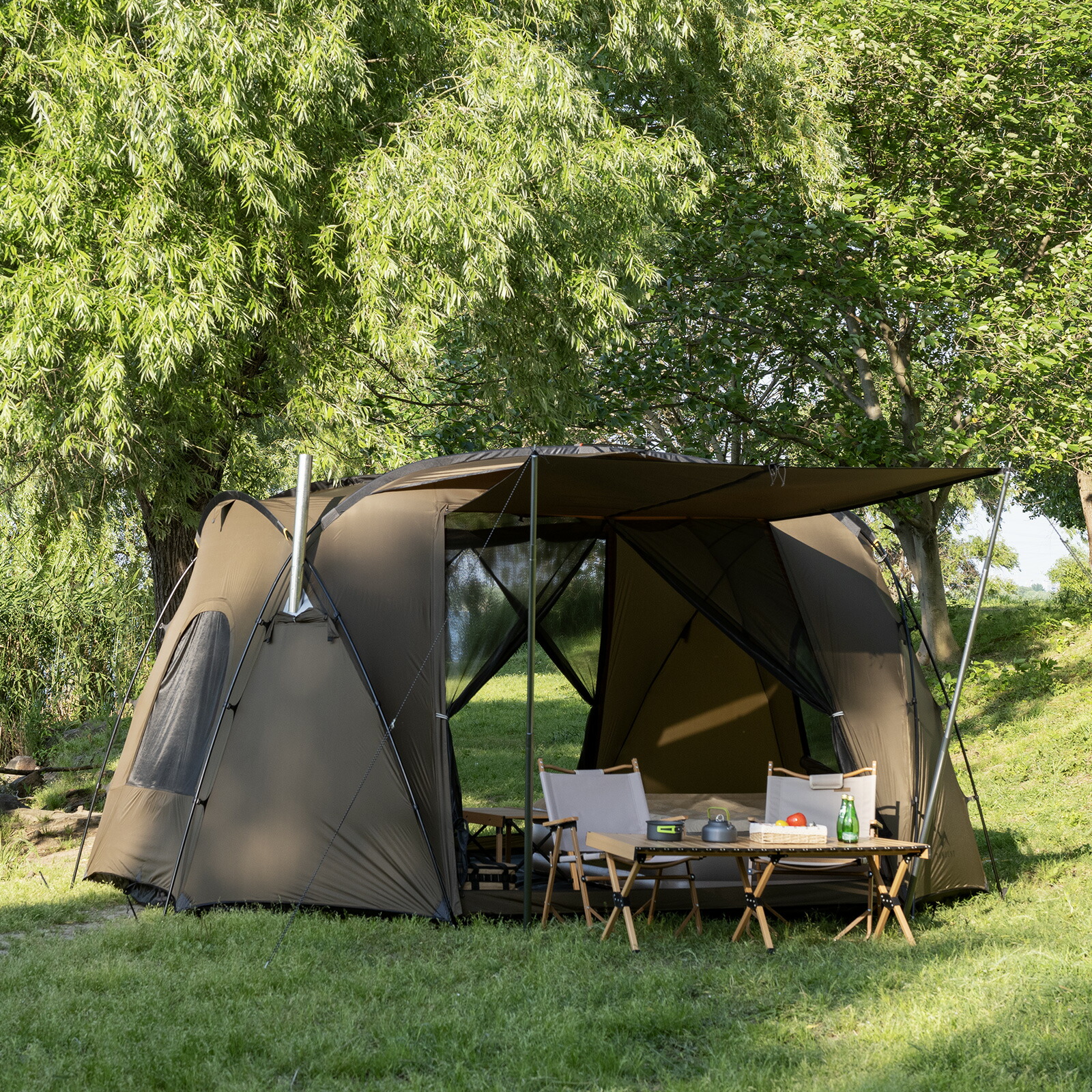 楽天市場】【TOMOUNT公式】TOMOUNT テント ナイロン製 ドームテント