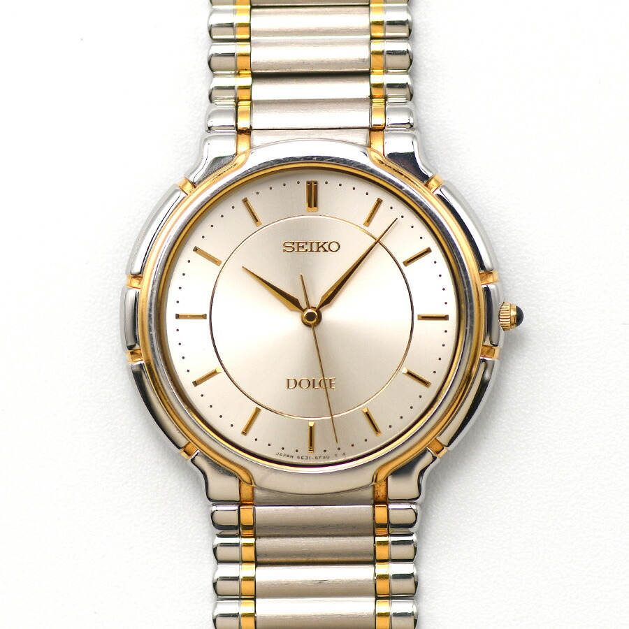 楽天市場】SEIKO セイコー DOLCE ドルチェ 5E31-6C70 メンズ 紳士用