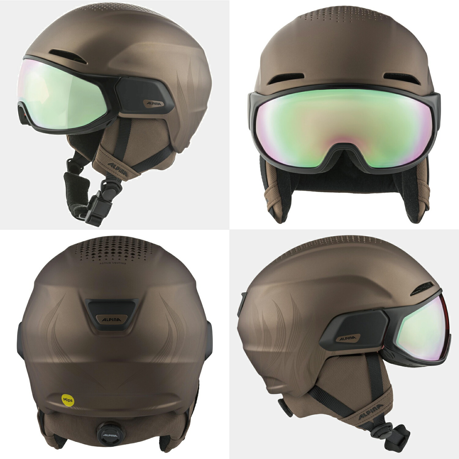 楽天市場】ALPINA アルピナ スキー スノーボード バイザー 付き