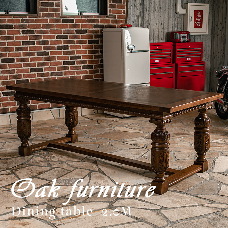 楽天市場】アンティーク調家具 テーブル ダイニングテーブル 6人用 6人