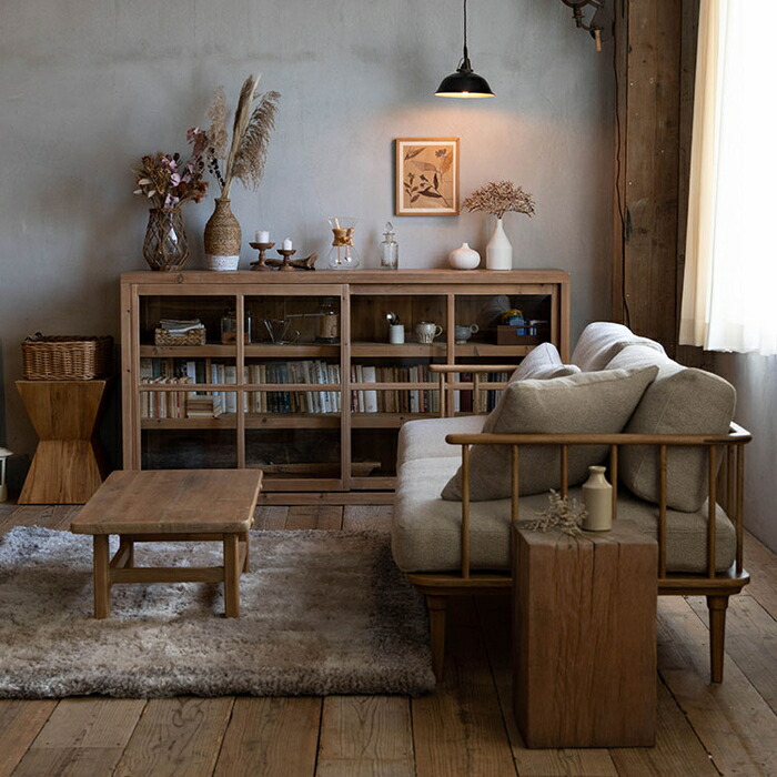 楽天市場】キャビネット サイドキャビネット サイドボード 食器棚