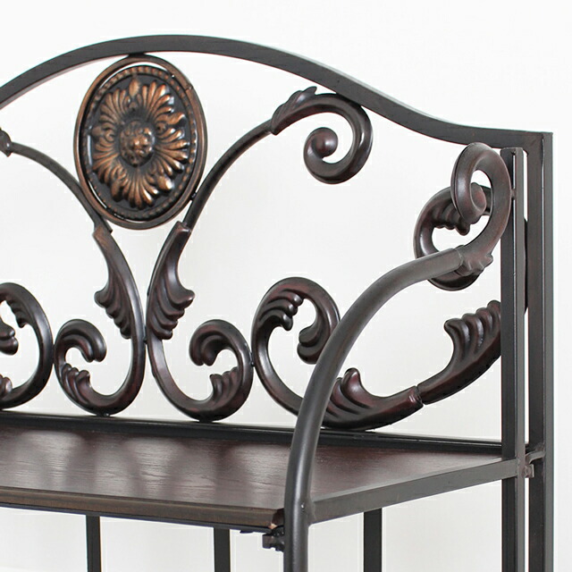 楽天市場】オープンシェルフ アイアン シェルフ アンティーク アイアン