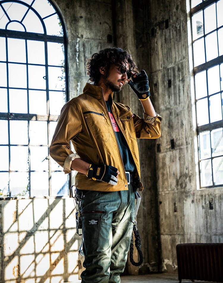 楽天市場】【P2倍】作業服 上下セット ジャケット 1811 S-M ＆ カーゴ