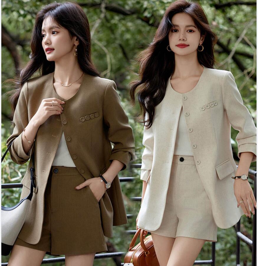 楽天市場】【ジャケット+ショートパンツ】セットアップ レディース