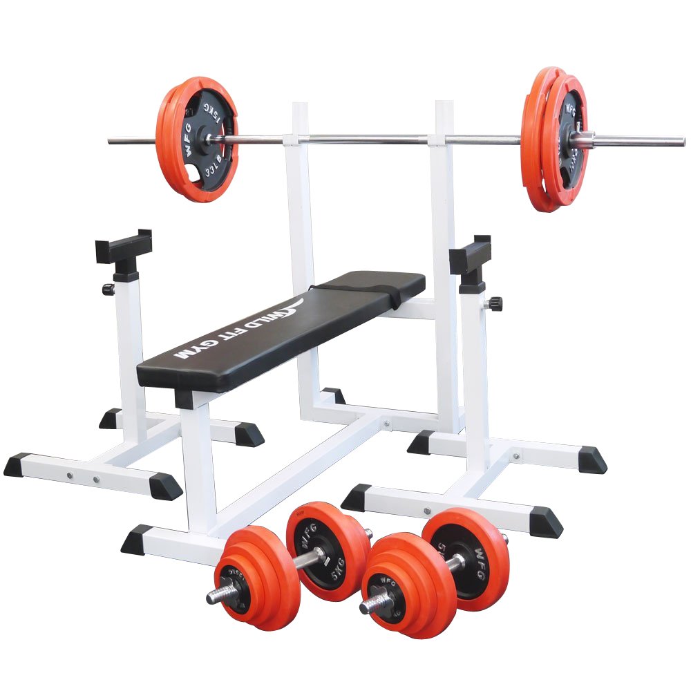 引取限定】 バーベルラック ベンチプレスセット ダンベル 筋トレ