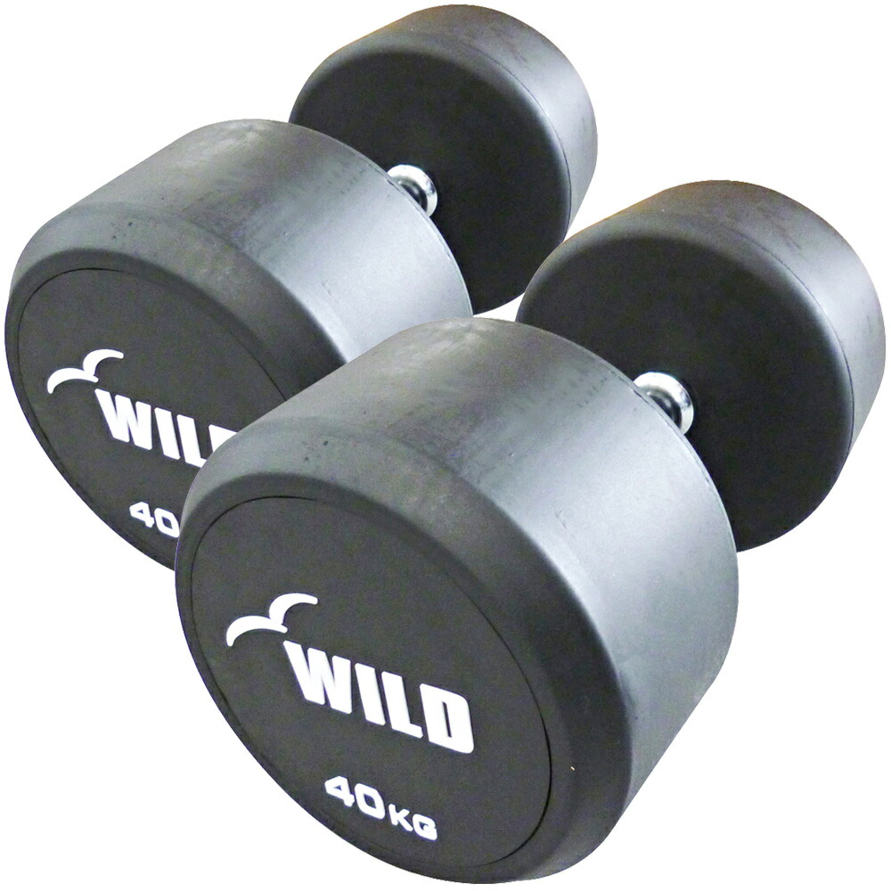 楽天市場】固定式 ダンベル 40kg WF 2本セット送料無料 ダンベル