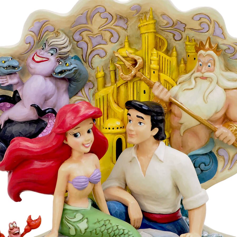 楽天市場】 リトルマーメイド 貝殻 勢揃い 20.5cm | ディズニー