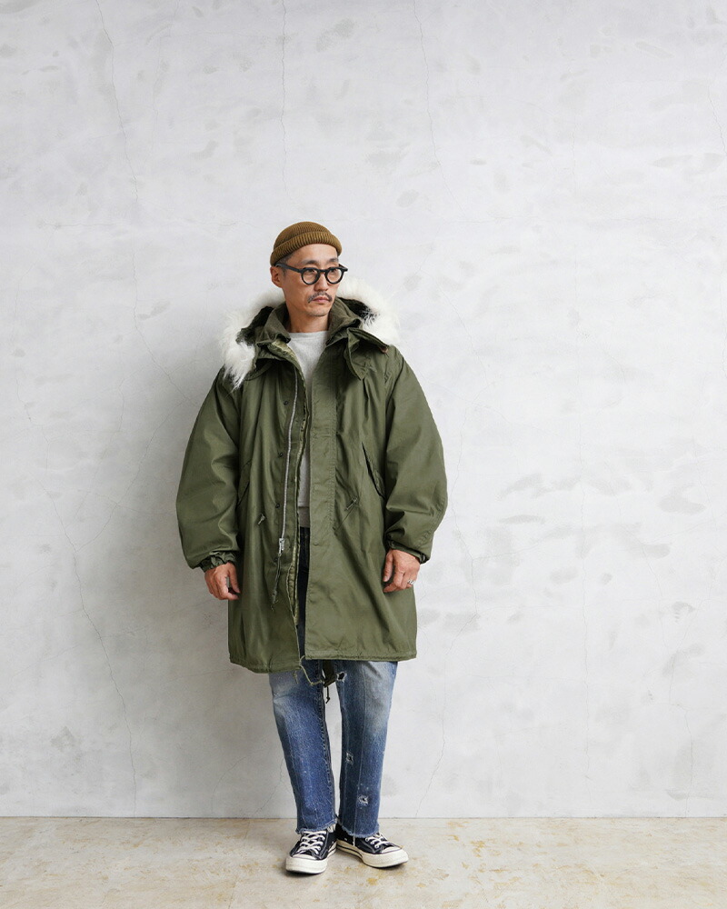 楽天市場】希少 実物 新品 デッドストック 米軍 M-65 フィッシュテール