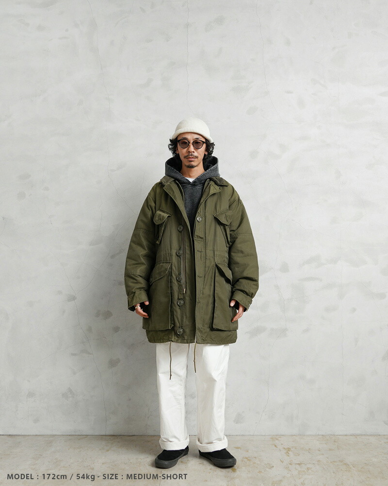 楽天市場】希少 実物 USED カナダ軍 ECW コンバット パーカー フル