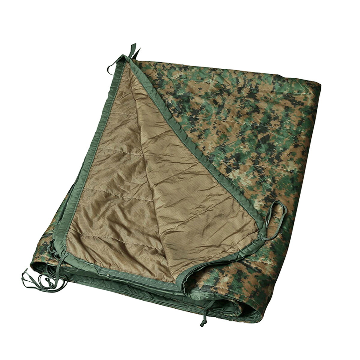 ポンチョライナー ピクセルデザート 迷彩 ブランケット RTC8375-DS