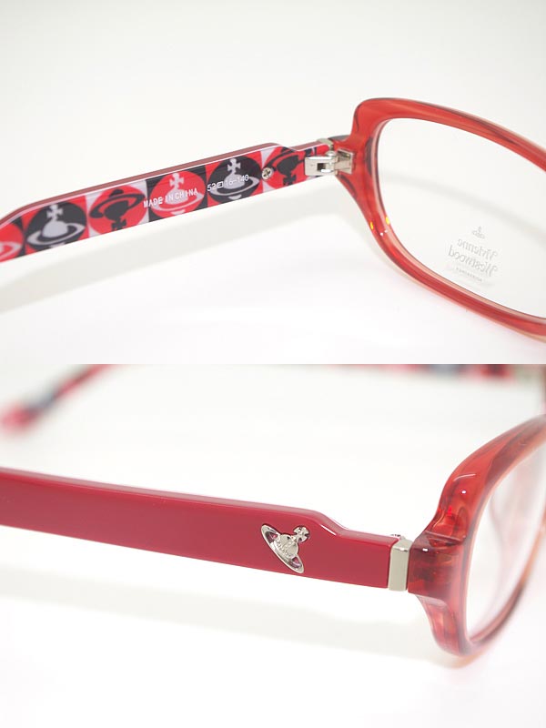 楽天市場】Vivienne Westwood 眼鏡 クリアレッド ヴィヴィアン