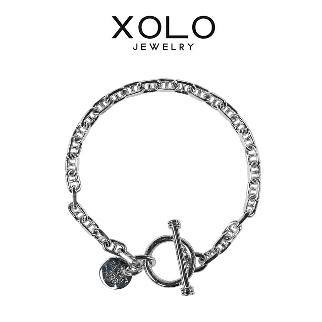 楽天市場】XOLO(ショロ) Solid Anchor Link Bracelet 4mm ソリッド