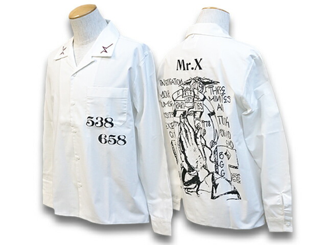 楽天市場】【MISTER X/ミスターエックス】2023SS「L/S Open Collar