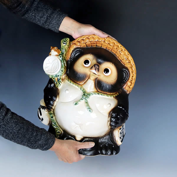 楽天市場】【ポイント10倍】信楽焼 狸 13号福々狸 信楽焼たぬき 縁起物