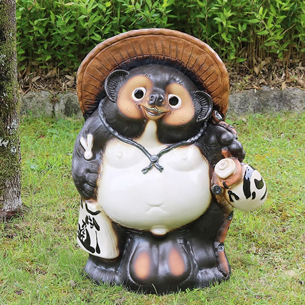 楽天市場】信楽焼 25号福ひねり狸 信楽焼たぬき 縁起物のタヌキ 陶器