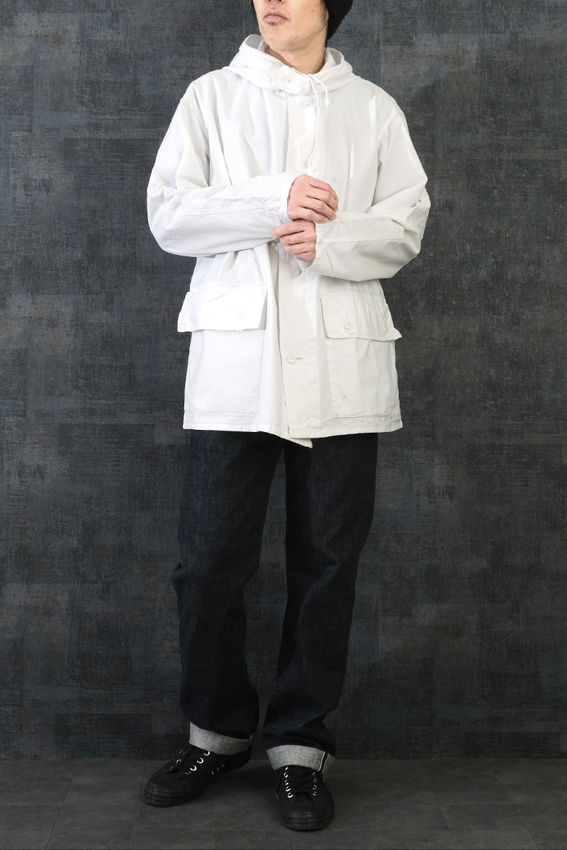 楽天市場】ノルウェー軍 スノーカモパーカー ホワイト USED JP120UN