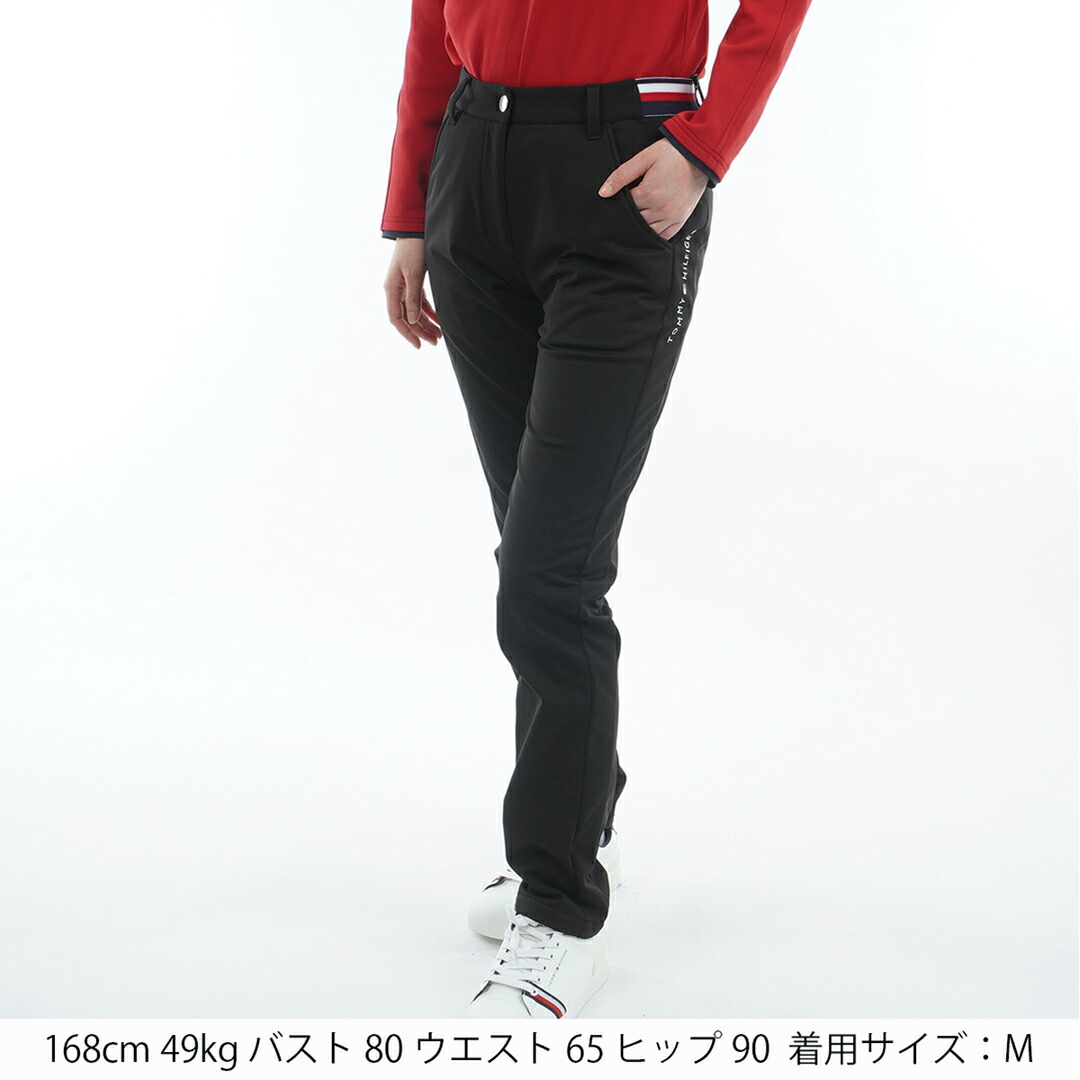 定価18700円 トミーゴルフパンツ M 黒 ポリエステル100% カジュアル