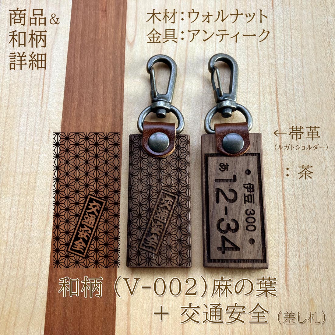 楽天市場】【送料無料】ナンバープレートの木札キーホルダー【楽ギフ_