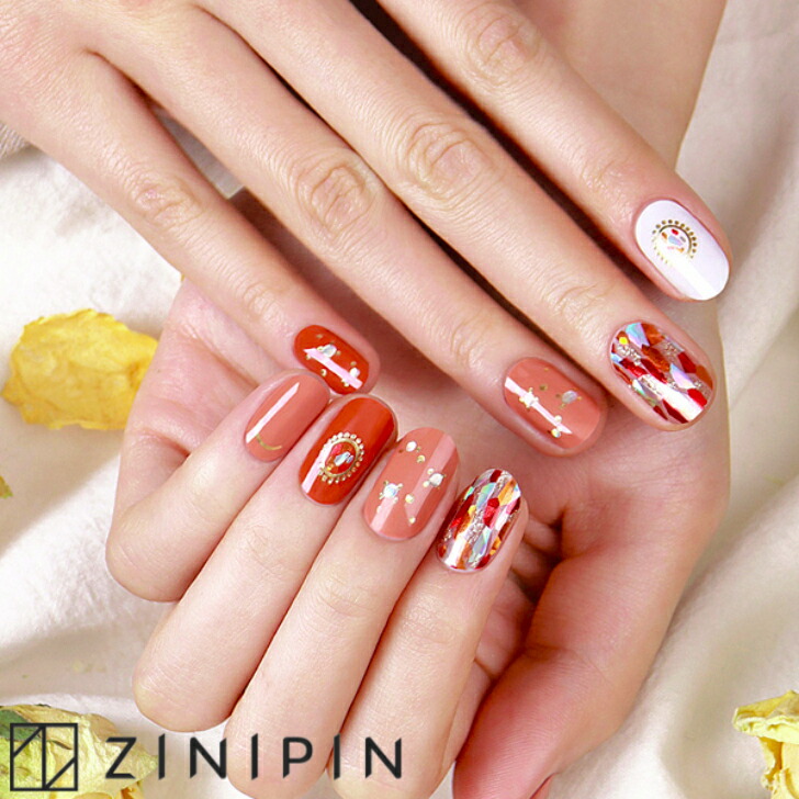 楽天市場】ジェルネイルシール ネイルシール 貼るだけ 簡単 ネイル