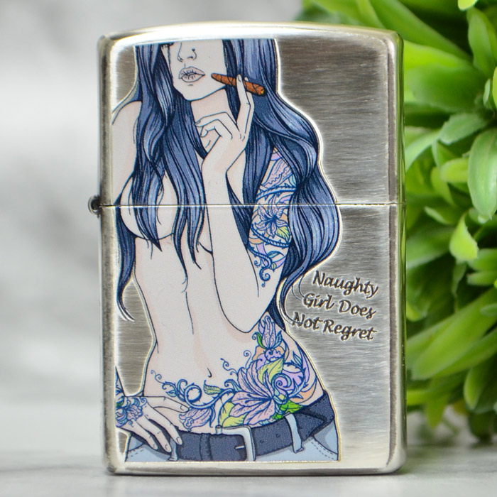 楽天市場】SEXY GIRL ZIPPO【タトゥー（SG-KA）】◇喫煙具 ZIPPO