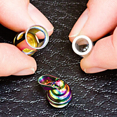 楽天市場】アクセサリー ステンレス チェーン付き 筒状ネジ式ロケット