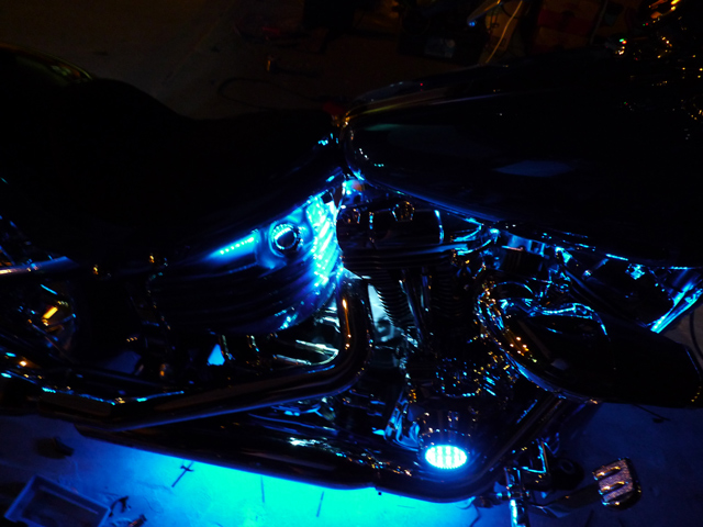 ハーレーダビッドソンのイルミネーションLED取付・装飾 | トレードゲート