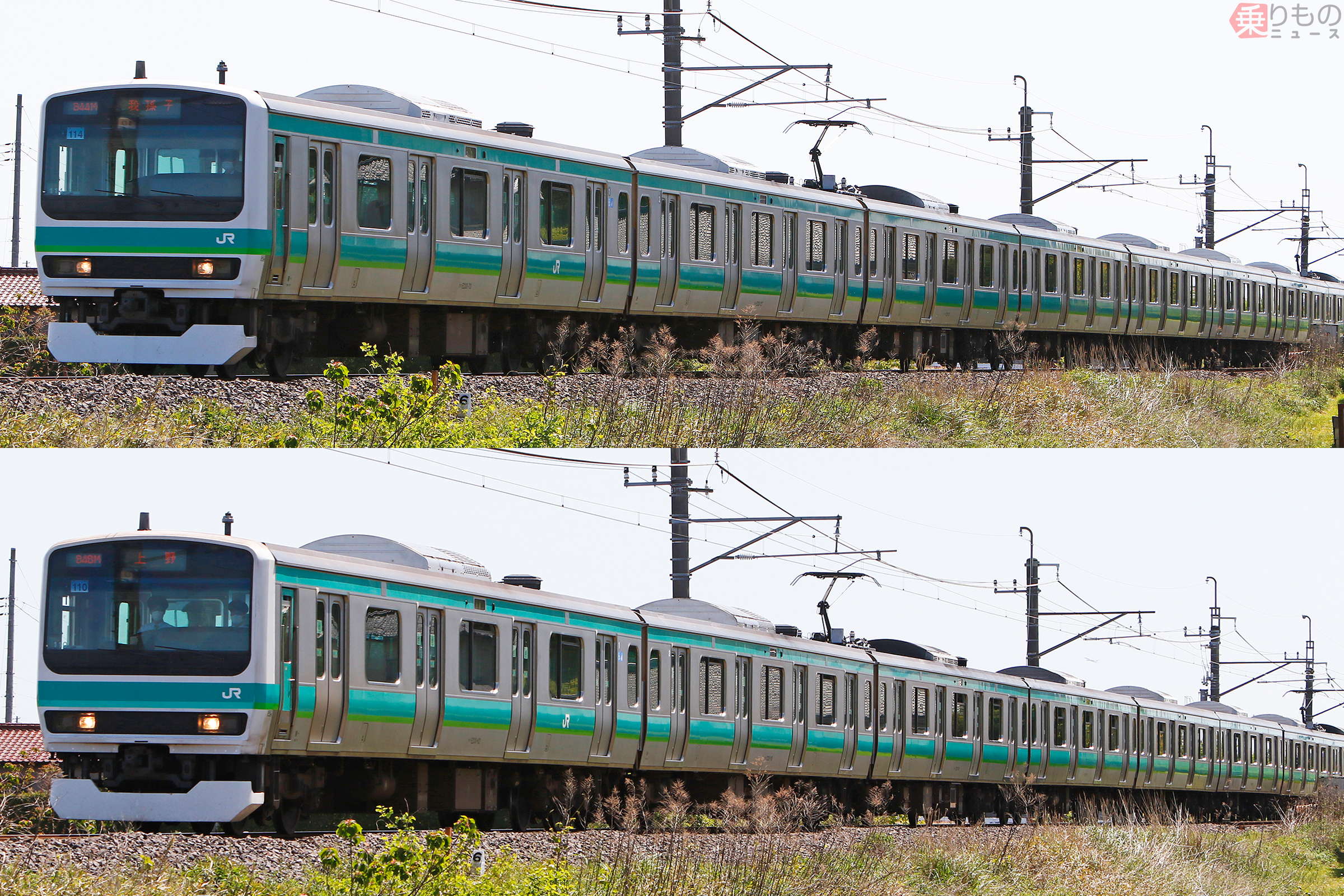 スカ色」帯で話題の常磐線快速・成田線用「E231系」 なかにはちょっと