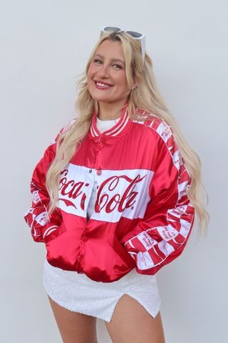 ウェア FCRB COCA-COLA MULTI PATTERN JACKET F.C.R.B COCA-COLA MULTI