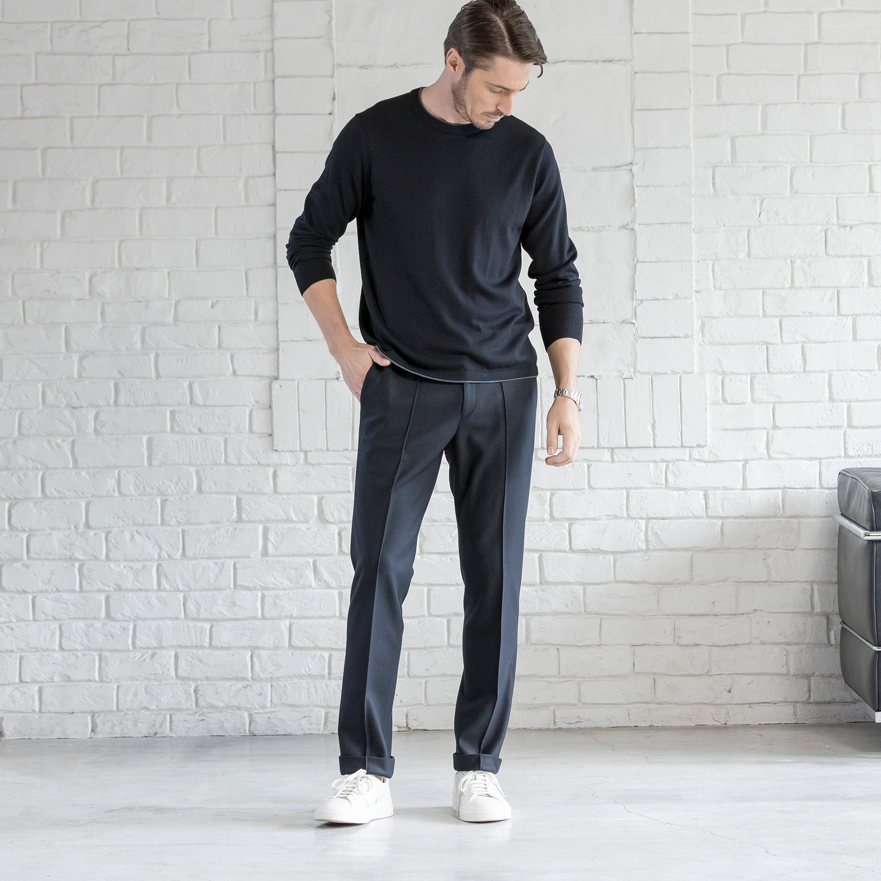 30/70 trenta settanta | tradi：レイヤードリブプルオーバー（＃0731