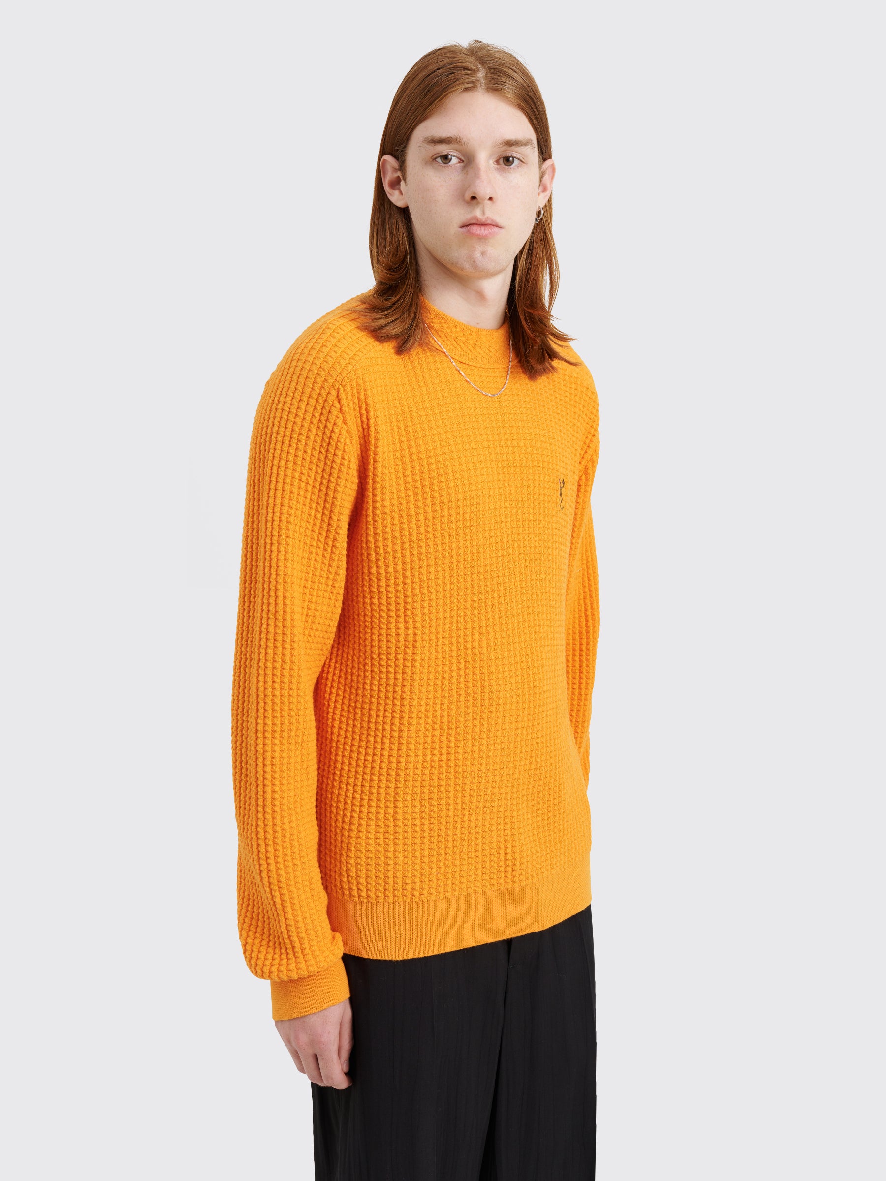 Kiko Kostadinov Sorelle Jumper Virgin Wool Pumpkin – Très Bien