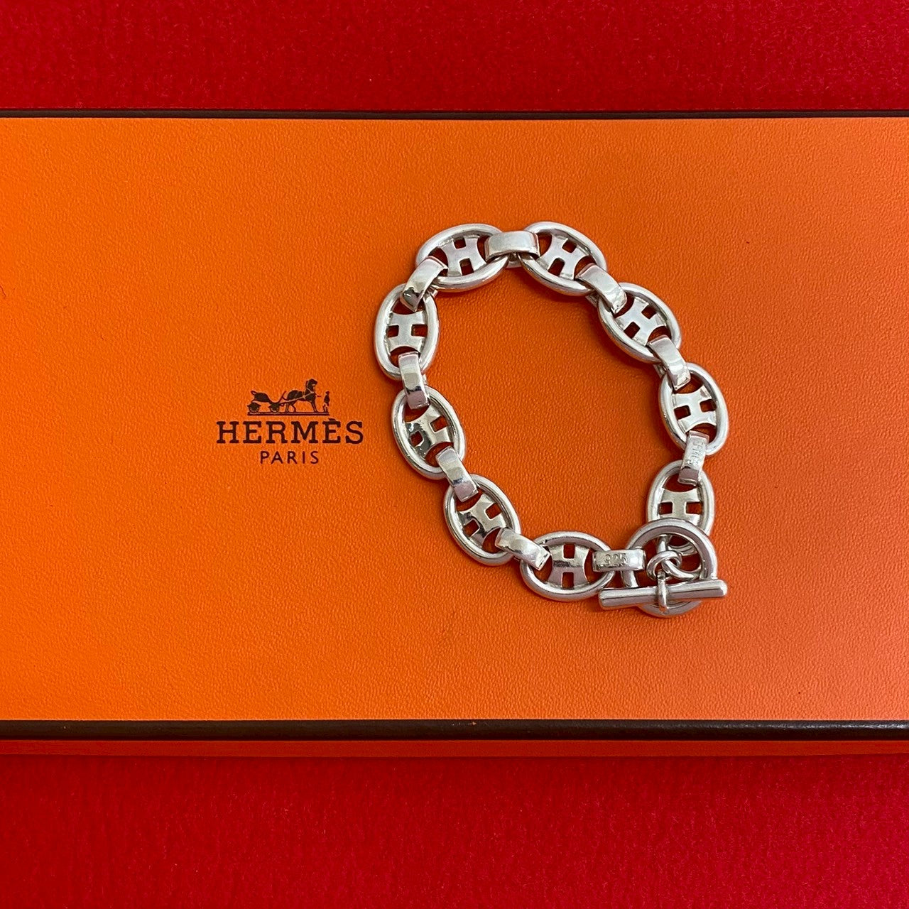 HERMES Vintage H ロゴ ブレスレット – Trip