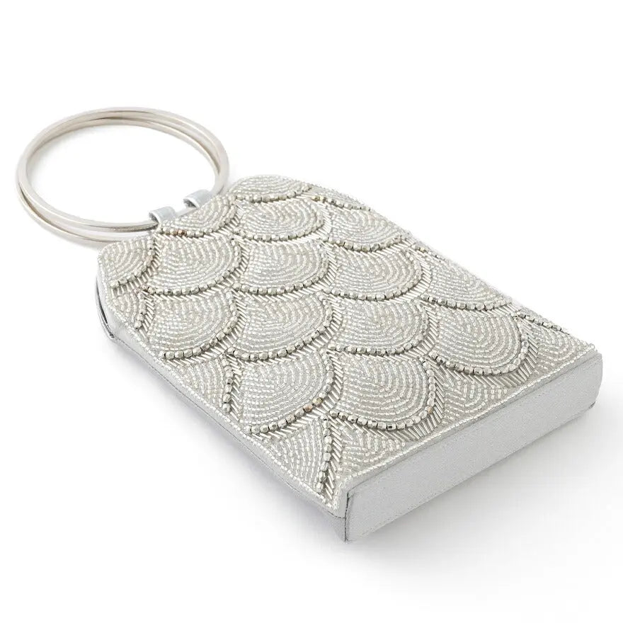 ビーズ刺繍ハンドルパーティーバッグ 結婚式 バッグ パーティーバッグ