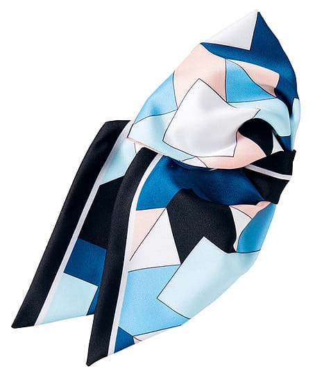 全2色】リボンスカーフ（クリップ止め） OR71 | エステ・サロン制服の