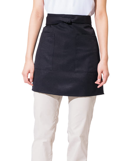 全15色】ショートエプロン（帯電防止・ストレッチ・撥水/丈44cm） AZ