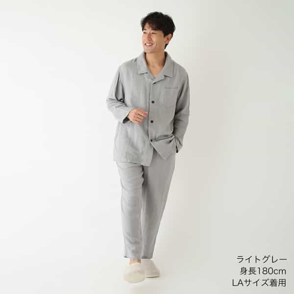 マシュマロガーゼ ベーシック メンズパジャマ（RPZ18809）-UCHINO-men