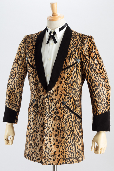 エドワードジャケット 豹柄販売店【メンズ、ステージ衣装、舞台衣装