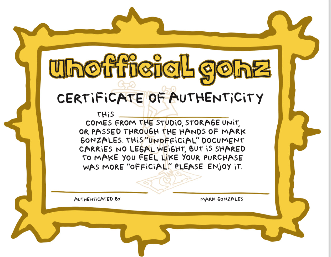 Unofficial / Color my friends Skateboard Deck / Mark Gonzales