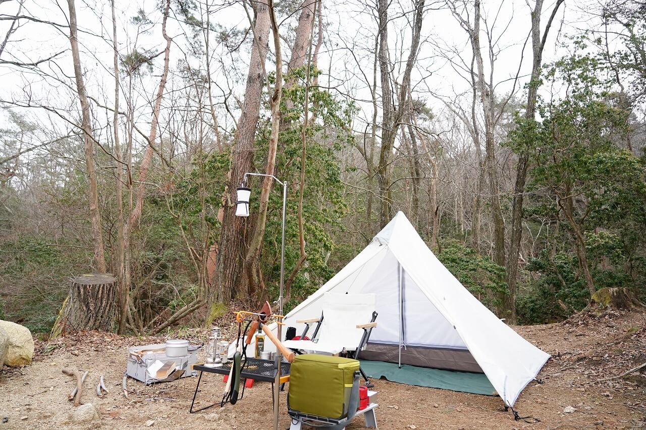 テンマクデザイン「パンダ＋STDインナー」を使った冬キャンプの