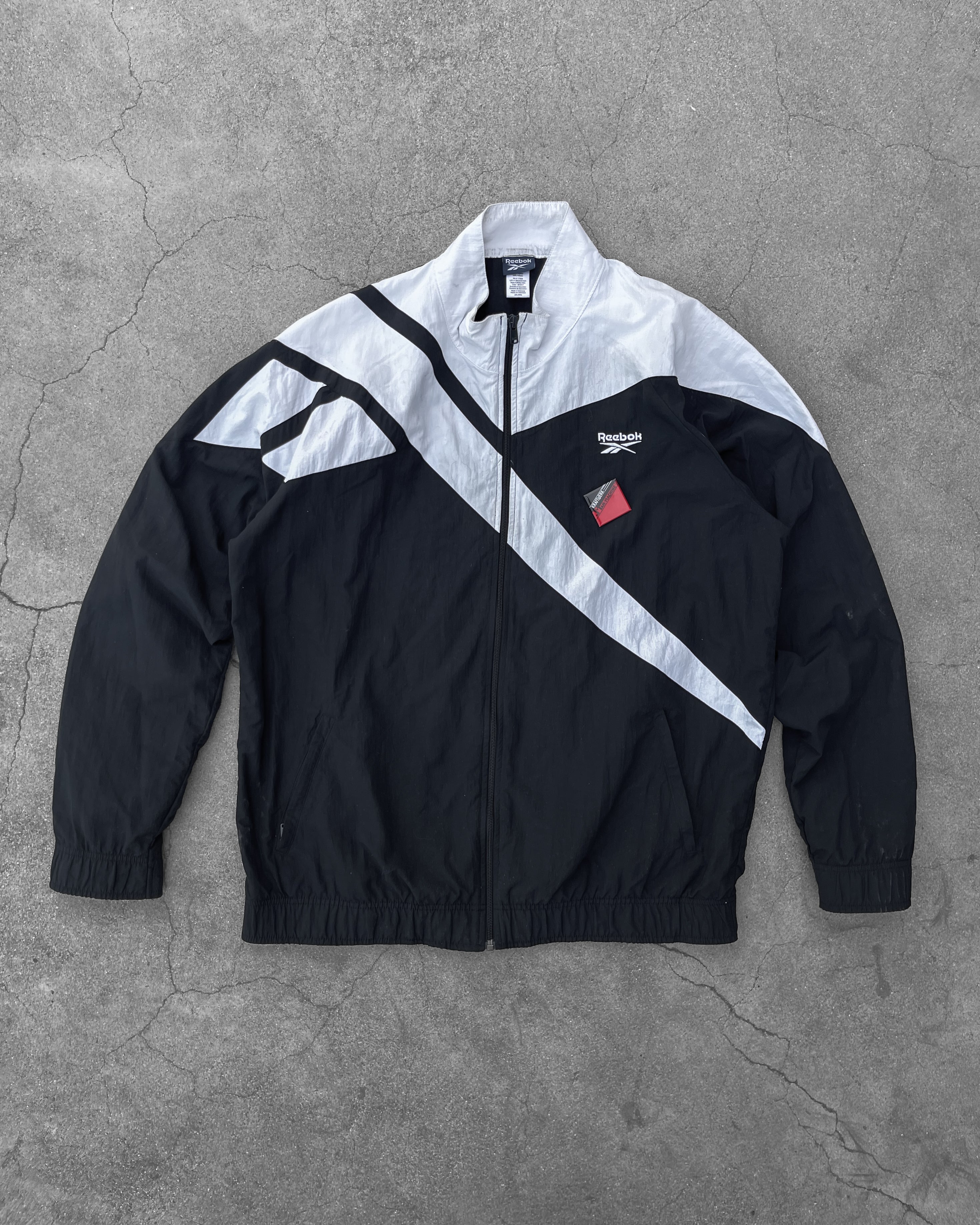 REEBOK TRACK JACKET WITH KRAFTWERK PIN – UNSOUND RAGS