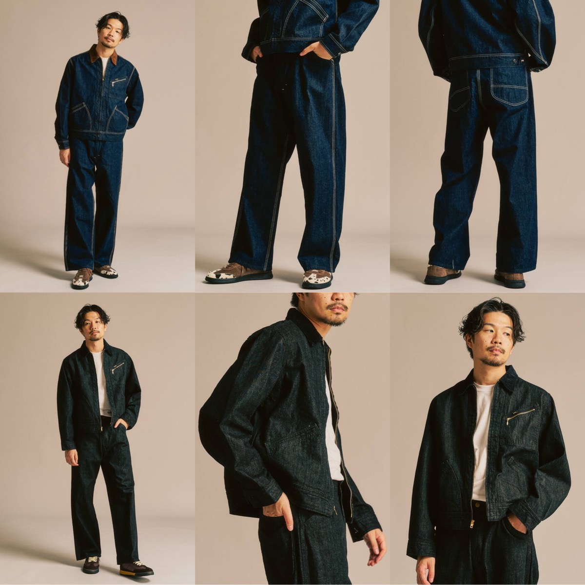 Lee for 417 EDIFICE 別注 91-B ジップブルゾン＆ペインターパンツの