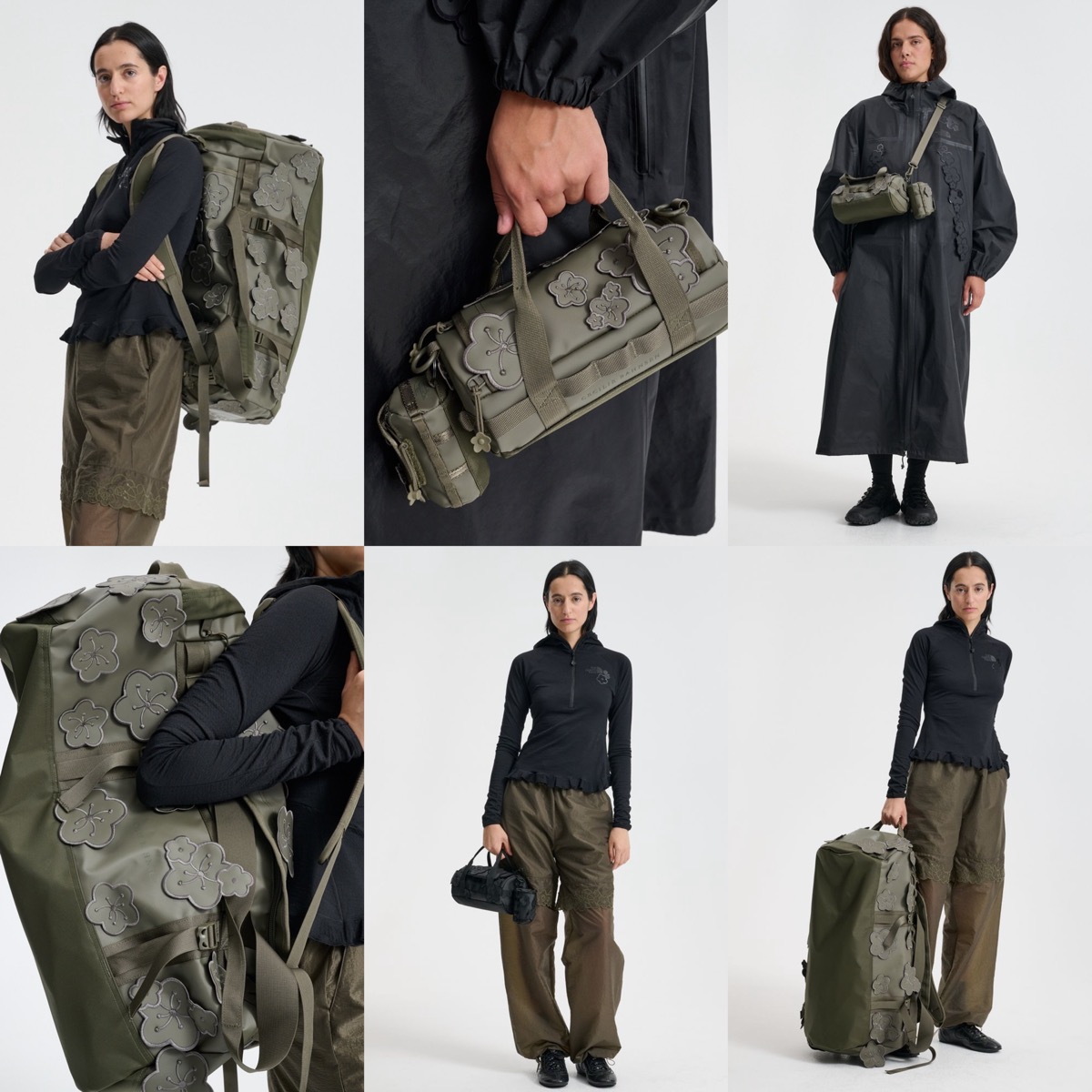 The North Face x Cecilie Bahnsen ベースキャンプダッフル＆クラッチ