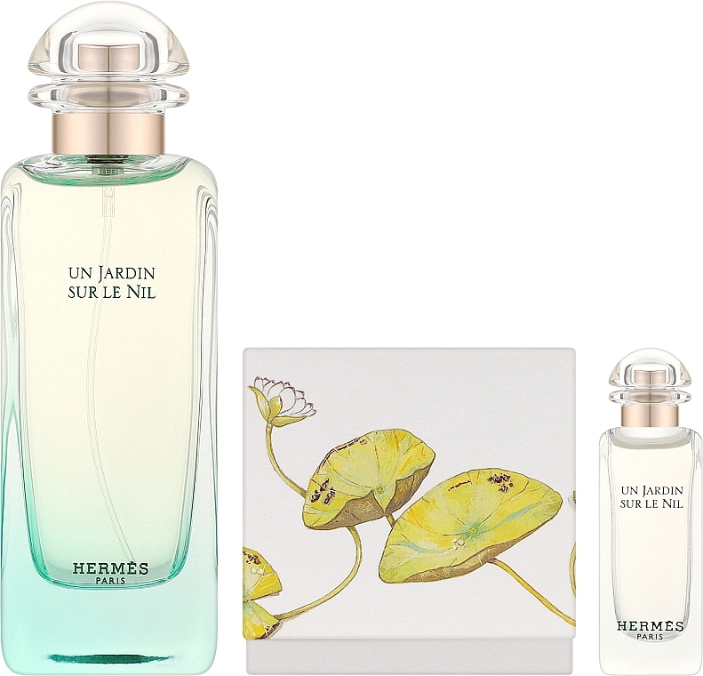 Hermes Un Jardin sur le Nil - Set (edt/100ml + edt/7.5ml + soap