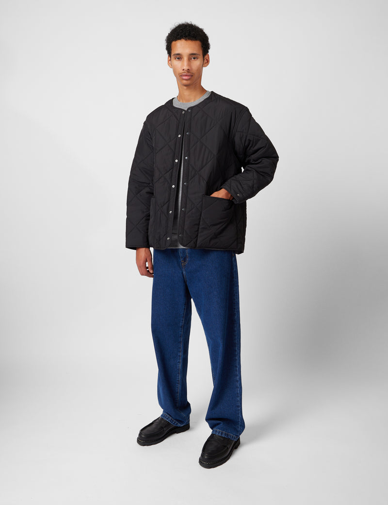 Barbour x Kaptain Sunshine Quilted Liner Jacket - Black | Urban