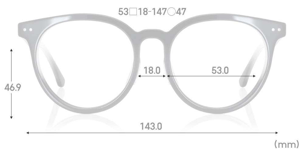 Black Round Glasses incl. $0 High Index Lenses with Saddle Bridge