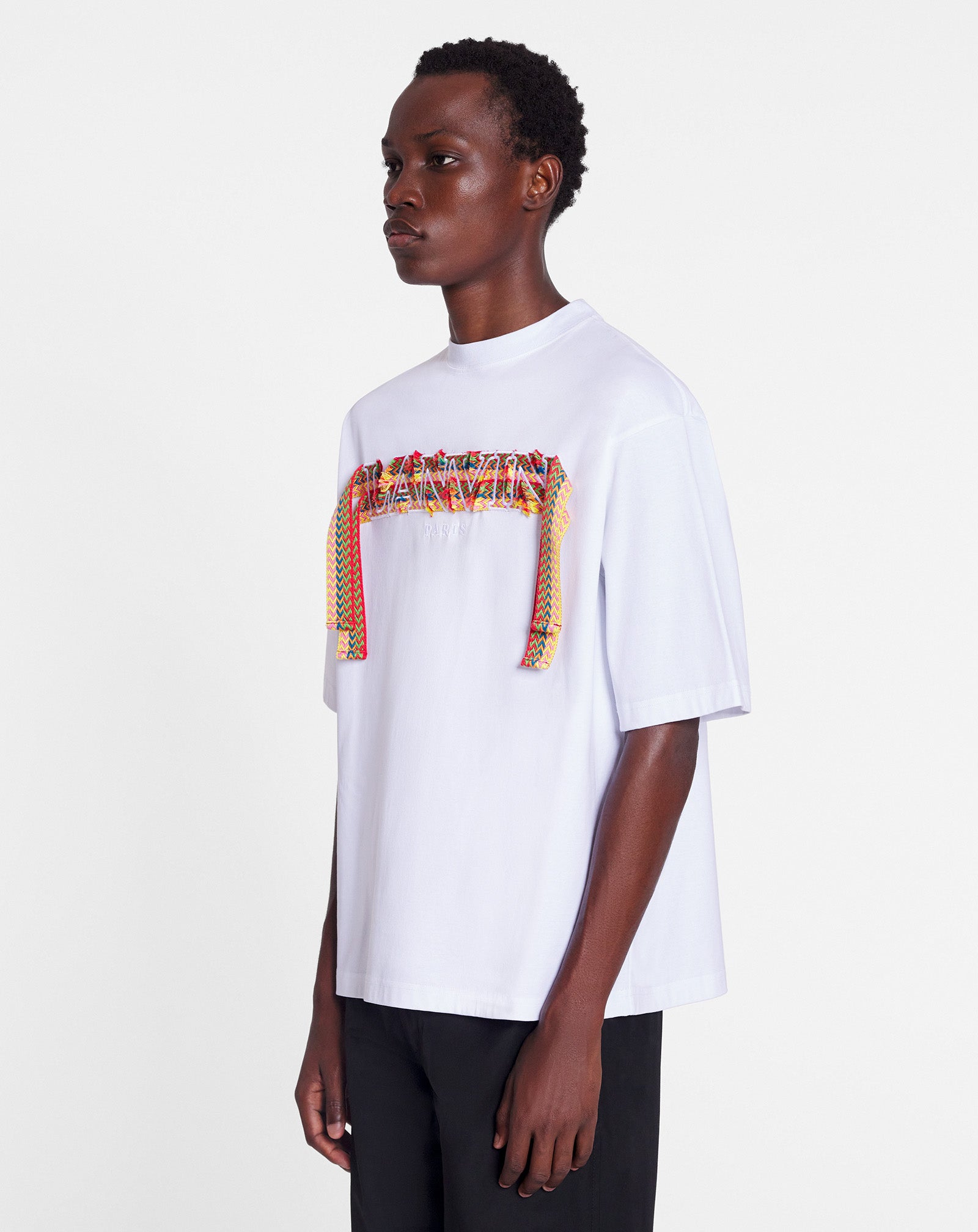 White Curb Lace Lanvin Oversized T-shirt | Lanvin